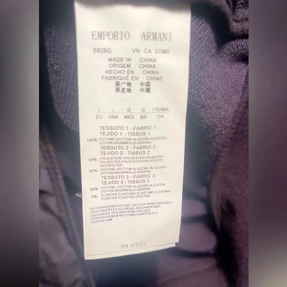 Armani Jeans full zip 2 pocket camouflage bomber csual streetwear style jacket L - Picture 4 of 6